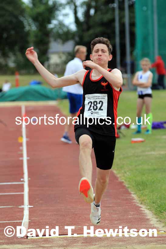 Long jump, 2022 NEGP Monkton 5, Wednesday, July 20th. Photo: David T. Hewitson/Sports for All Pics